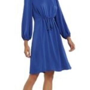 Maggy London Cobalt Blue Long Sleeve Dress